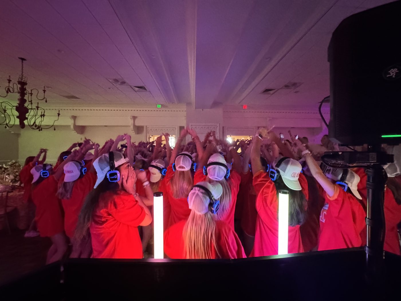 EatMyBeats DJ Service event lighting setup